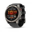 Garmin fēnix 8 Pro – 51 mm, AMOLED Sapphire, titan med grafittfarget/svart silikonrem thumbnail