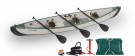 Sea Eagle TC16 Oppblåsbar Kano, Wood/Web Seats 3 Person Electric Pump Package thumbnail
