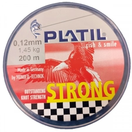 PLATIL Strong 200m 0,16mm Grey Monofilament Fiskesene