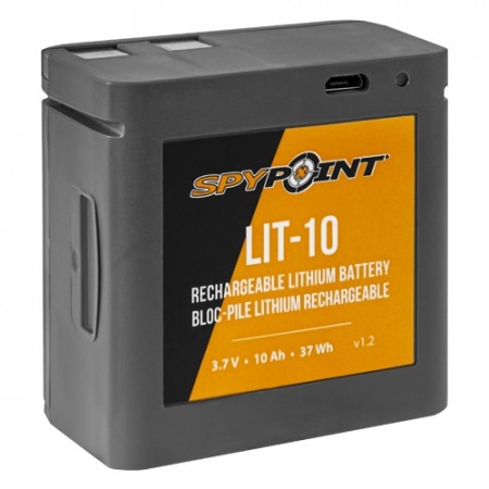 SpyPoint LIT-10 Oppladbar Litiumbatteripakke