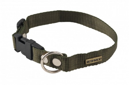 Hundehalsbånd Nylon 20x400 mm, Grønn