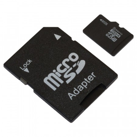 microSDHC Class 10 Kort 32GB + adapter