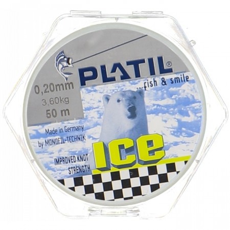 PLATIL Ice Isfiskesene Med Forbedret Knutestyrke, 50 Meter