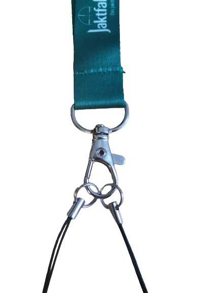 Du kan også ha snorene rett i karabinkroken